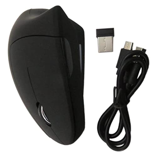 Wireless Ergonomic Mouse, Jelly Comb Rechargeable 2.4G Bluetooth Vertical Mouse Switch to 3 Devices Optical Mice with 6 Buttons 3 Adjustable 800/1200/1600 DPI Levels for Laptop, PC, MacBook