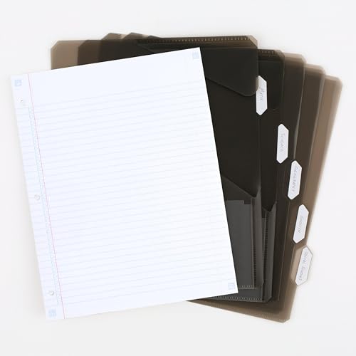 Five Star Flex Refillable Notebook + Study App, College Ruled Paper and 1 Inch TechLock Ring Binder with Pockets, Tabs and Dividers, 200 Sheet Capacity, Fire Red (29328AB2) - color: Red, size: 1 Count (Pack of 1)