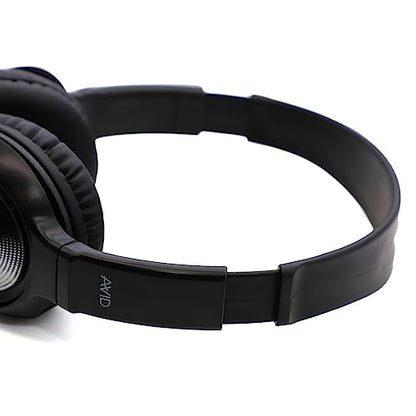 Avid AE‑55 USB Wired Headset with Noise‑Canceling Mic, Black/Silver, On‑Ear Design, 270° Rotating Boom, Chew‑Resistant Cord, Adjustable Fit for Classroom & Remote Learning (20‑Pack) - size: 20 Pack (USB)