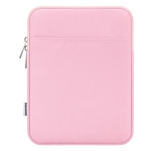 Dadanism 9-11" Tablet Sleeve Bag Carrying Case for iPad (A16) 11th Gen 11", iPad 10th Gen 10.9" Air 5/4, iPad Air/Pro 11", iPad 9/8/7th 10.2", Galaxy Tab A11+ Plus 11"/S9 FE, Tab M11 11",Flowers Pink - color: Flowers Pink, size: 9-11 inch