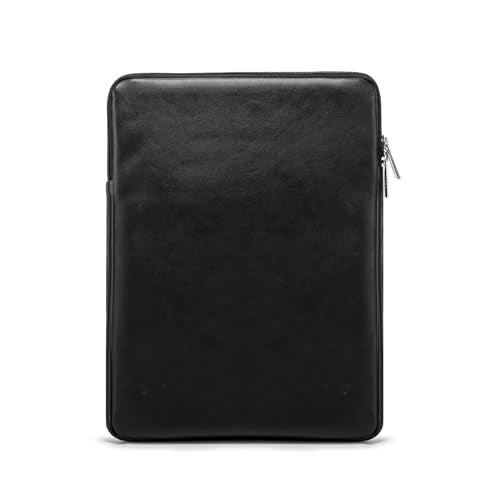 Kinmac 360° Protective Vertical Laptop Sleeve Case Cover Bag (Paisley Black PU, 12.5 inch-13.3 inch) - color: Paisley Black PU, size: 12.5 inch-13.3 inch