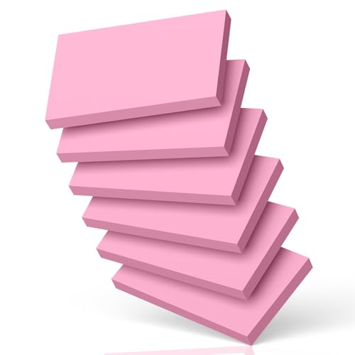 300 Count Blank Index Cards 3x5 Inch Pink Flash Cards Colored Cardstock, Unruled Note Cards Study Card Portable Learning Flashcards Ideal for Note Taking, Art Sketching, Office & School Supplies - color: Pink, size: 3x5 Inch - Blank
