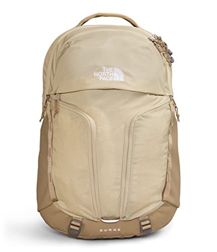 The North Face Women's Surge Commuter Laptop Backpack, Gravel/Khaki Stone, One Size - color: Gravel/Khaki Stone