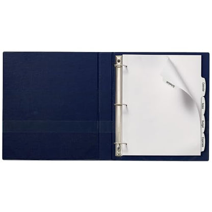 Avery Big Tab Printable White Label Dividers for 3 Ring Binders, 5 Tabs per Set, White, Great for Office Supplies, School Supplies, Organizing, and More (20 Sets of 14434) - size: One Size, style: 20 Sets