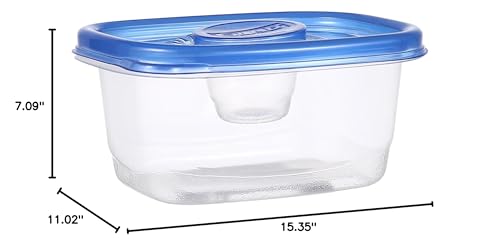 Glad GladWare To Go Snack Food Storage Containers with Lids, Medium Rectangle BPA Free Plastic with Built-In Dressing Cup for Salads and Snacks, Microwave Dishwasher Safe, 24 Oz, 4 Count - 6 Pack - size: 24 oz - 24 Count, style: Rectangle