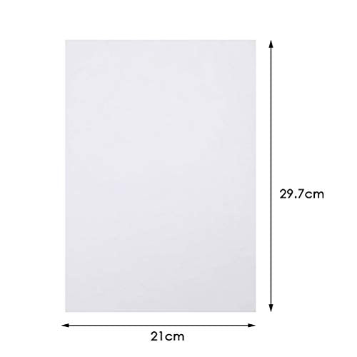 100 Sheets Tracing Paper 8.5 x 11 Inch, White Trace Paper Translucent Paper | Thin lightweight sheets, clear tracing, smooth writing, ideal for sketching, drawing, overlays, not for printers