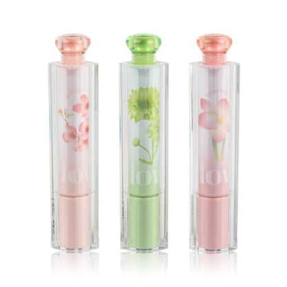 Cute highlighter, square color highlighter with chisel tip, aesthetic marking and coloring, pack of 3pcs (SNOW IN WINTER)