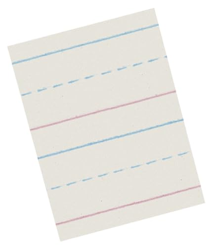 School Smart Zaner-Bloser Writing Paper, Handwriting Practice Lined Paper, Grade 2 Learning, 5/8 Inch Rule, 10-1/2 x 8 Inches, 500 Sheets - size: 10.5" x 8", style: 5/8 Inch Ruled