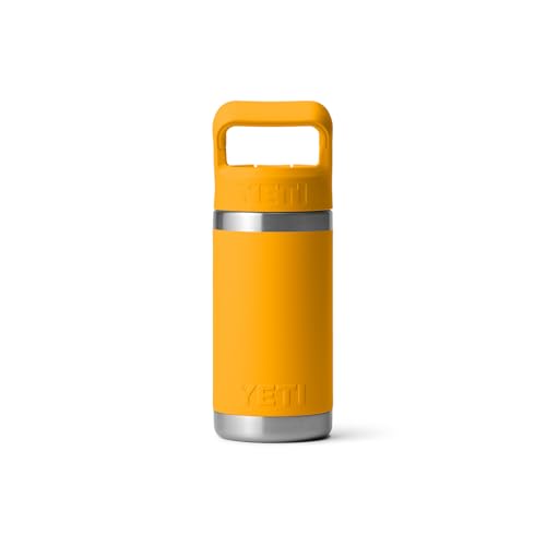 YETI Rambler Jr. 12 oz Kids Bottle, with Straw Cap - color: Beekeeper