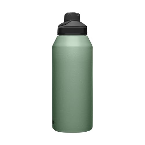 CamelBak Chute Mag Vacuum Insulated Stainless Steel Water Bottle, Magnetic Leak‑Resistant Cap for Everyday Hydration - color: Moss, size: 40 Ounces