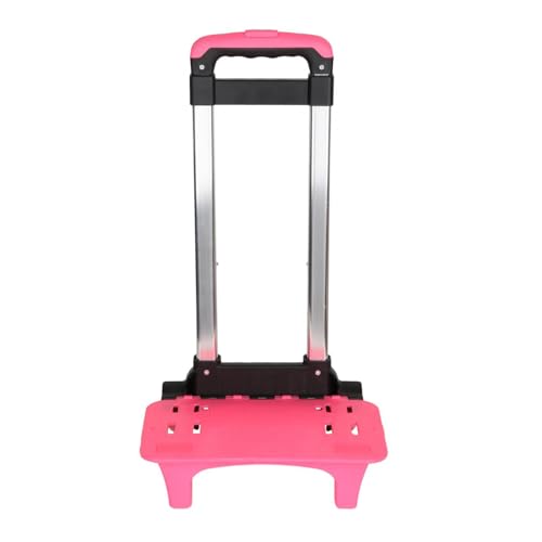Backpack Hand Truck Backpack Trolley,Portable, Foldable Telescopic Rod,Pink,