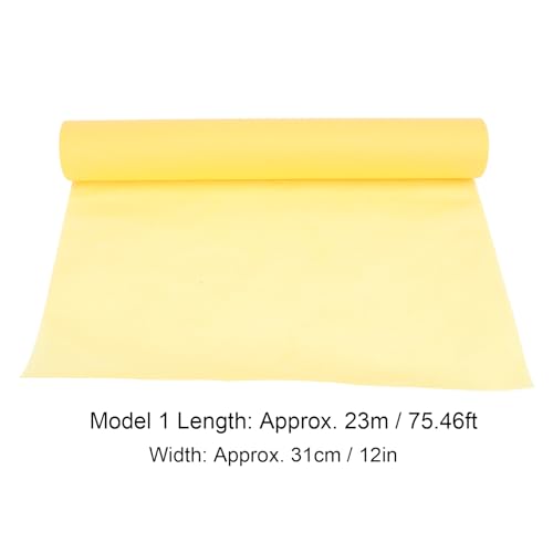Tracing Paper Roll, Soft Thin High Transparency 78%, Translucent Drafting Paper, 31cm 12in Width 23m Length, for Artists, Designers, Sewing Enthusiasts, Crafters, Sketching, Drawin - size: 23meter