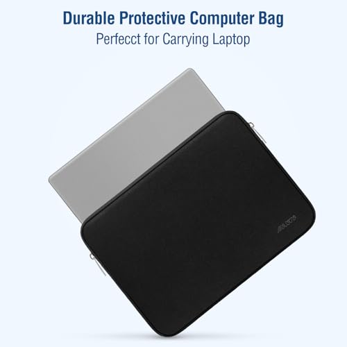 MOSISO Laptop Case 12.3 inch, 11.6-12.3 inch Laptop Sleeve Bag Compatible with MacBook Air 11.6, Acer HP Dell Lenovo Samsung ASUS, Surface Pro, Neoprene Computer Sleeve Bag with Small Case, Black - color: Black, size: 12.3 inch