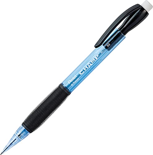 PENAL17CSWUS - Pentel Champ Mechanical Pencil, 0.7 mm, Blue Barrel, 24/Pack