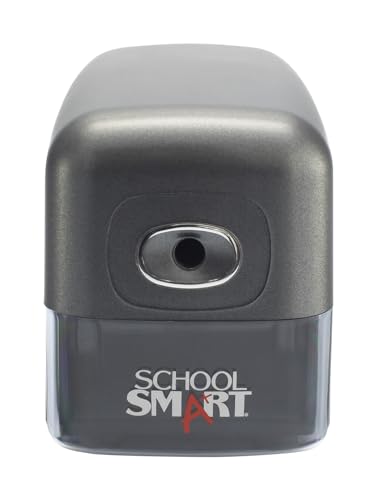 School Smart Electric Pencil Sharpener, 5-1/2 x 3-3/4 x 7-3/4 Inches