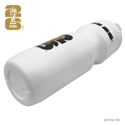 Official FIFA World Cup 2026 Edition 24oz Refillable Squeeze Water Bottle | BPA-Free, Reusable, Pull-Top Cap, Designed for Everyday Use - color: White