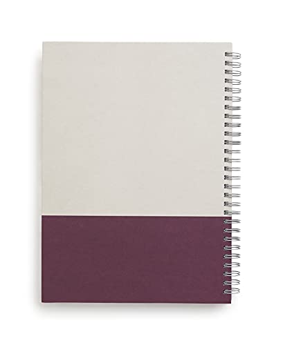 TRU RED Medium Hardcover Ruled Notebook, Gray/Purple - color: Gray/Purple, style: 1 Pack