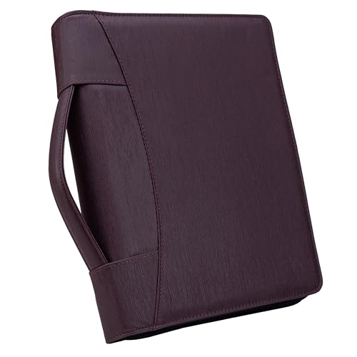 Case-it Zipper Padfolio | Letter Size | PAD-62 Oxford Brown | Supreme, Letter Size Writing Pad, Tablet Case, School & Office - color: Pad-62-ox Blood, size: 1 Pack