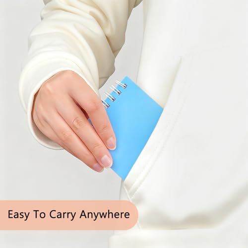 KTOJOY Small Spiral Notebook, 8 Pack, 3" x 5", Mini Pocket Notepad for Work, School, Office, Nurse, Travel