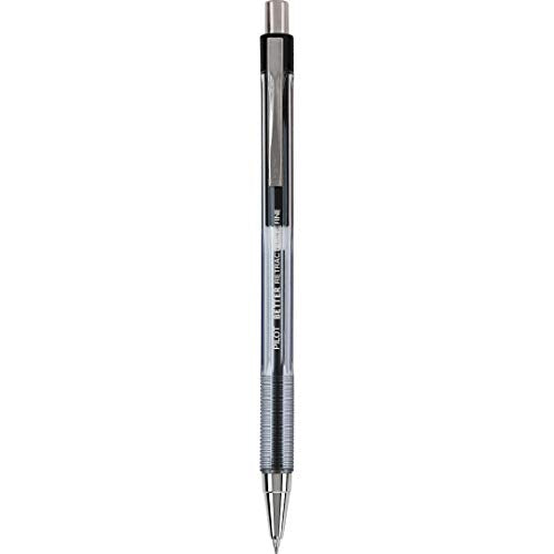 Pilot The Better Ball Point Pen, Refillable & Retractable Ballpoint Pens, Fine Point 0.7mm, Black Ink, 12-Pack - color: Black Ink, size: 12 Count (Pack of 1), style: Fine Point