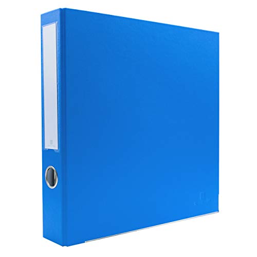 3-Ring Premium Binder - Ocean Blue, 2" Spine, by Bindertek | 325 Sheet Capacity, 1.25" D-Rings, Linen-Textured Covers, Steel Reinforced Edges, Spine Label Included - color: Ocean Blue, size: 2" Spine