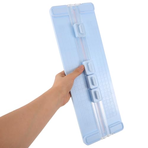 Portable Paper Trimmer with Measuring Scale, 4-in-1 Paper Cutter for A4/A3 Classroom DIY Projects Card Making Scrapbook Supplies