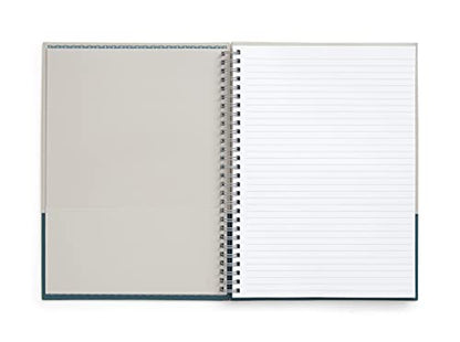 TRU RED Medium Hardcover Ruled Notebook, Gray/Teal - color: Gray/Teal, style: 1 Pack