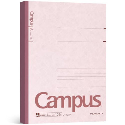 Kokuyo Campus Composition Notebook, 1 Pack B5 Lined Notebooks with 100 Sheets College Ruled Paper, 7 x 10 inch Pink Notebook for School and Work, School Supplies Comp Book for Journal Diary - color: Pink