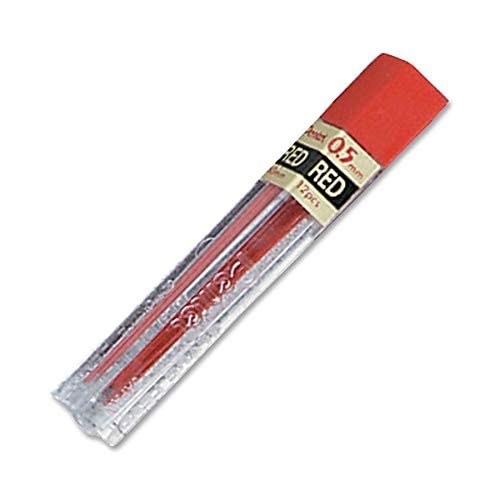 Pentel 5MM Red Lead Refills - size: 1 Count (Pack of 1)