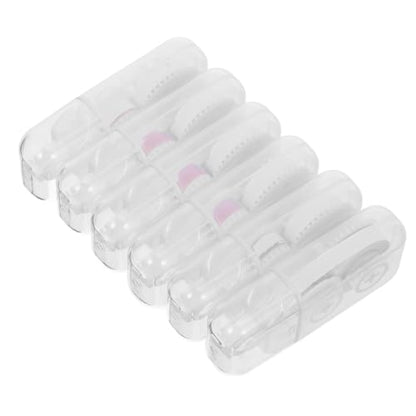 6 Pcs Correction Tape for Students Portable Out Tape with Translucent Dispenser Easy to Use for School Supplies and Writing Correction 2.67X1.18X0.59In White