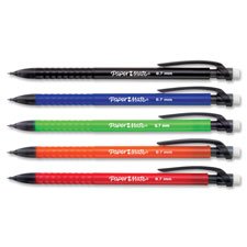 Paper Mate Write Bros Mechanical Pencils, 0.7mm, HB #2, Assorted Colors, 10 Count