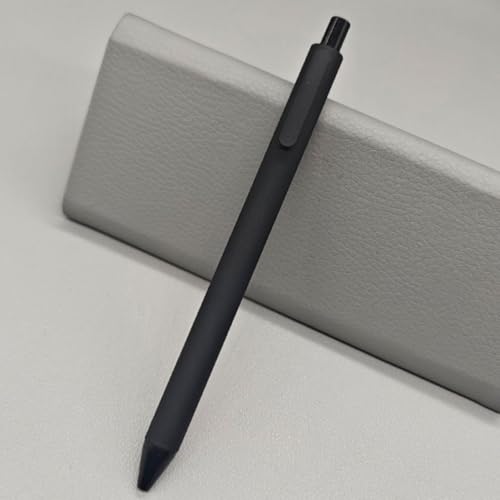 Baluue Retractable Gel Pens with Ergonomic Plastic Grip 12pcs Quick Dry Smooth Writing Ink Pens Minimalist Stylish Design for Comfortable Note Taking for School Work and Exams