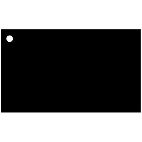Colonial Cards: 150 Color Cardstock 3" x 5" Index Cards, Unruled with Corner 1-Hole Punched and 4 Binder Rings, Black - color: black