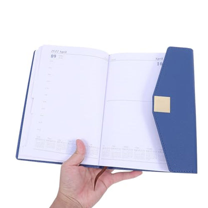 SEWACC A5 Daily Schedule Notebook 2027 with Tri Fold Construction, Ink Bleed Resistant Portable Planner for Students and Professionals, for Academic Daily Agenda and Personal Productivity