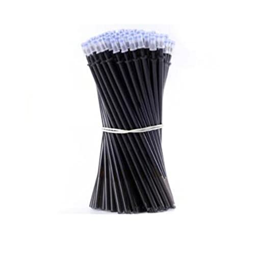 25pcs/Set Erasable Gel Pen Refills Rod 0.5mm Washable Handle Magic Erasable Pen for School Pen Writing Tools Kawaii Stationery (8 Black) - color: 8 Black