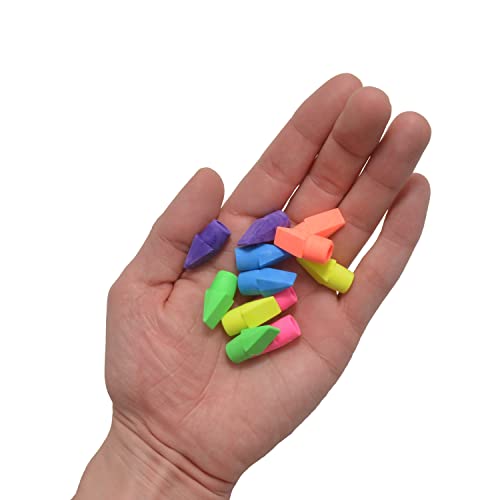 Westcott ‎14891 Pencil Eraser Toppers, Assorted, 12 Pack - size: 12 Count (Pack of 1), style: Toppers