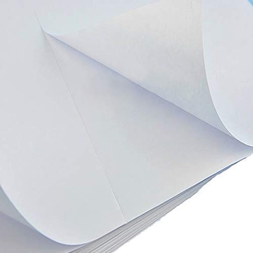 Round Corner Half Sheet Self Adhesive Shipping Labels for Laser and Ink Jet Printers, White Blank (1000 Sheets, 2000 Labels) - size: 1000 sheets, style: Round Corner-8.5"x5.5"