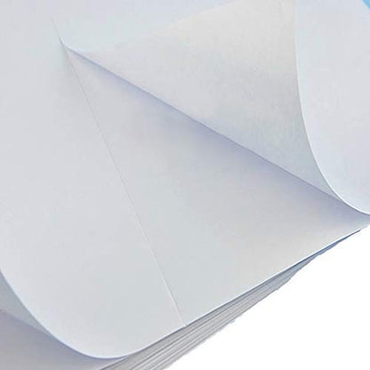 Round Corner Half Sheet Self Adhesive Shipping Labels for Laser and Ink Jet Printers, White Blank (1000 Sheets, 2000 Labels) - size: 1000 sheets, style: Round Corner-8.5"x5.5"