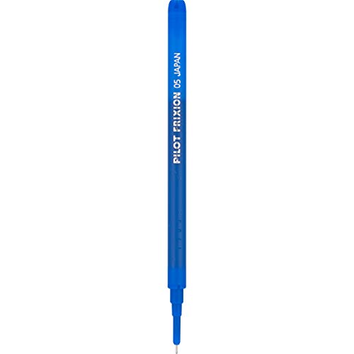 Pilot, FriXion Point Gel Ink Refills for Erasable Pens, Extra Fine Point 0.5 mm, Pack of 3, Blue