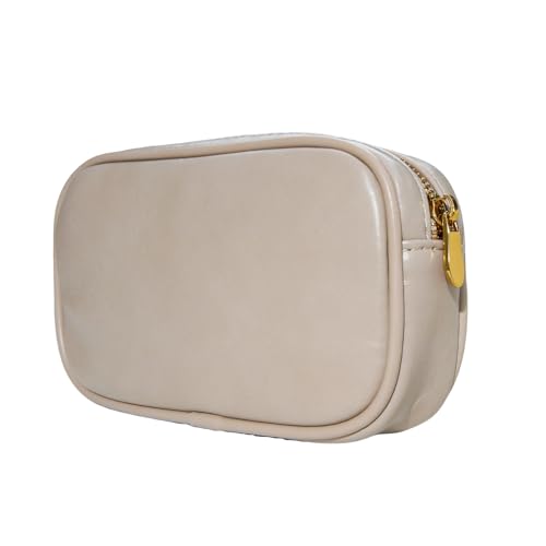 PU Leather Padded Laptop Sleeve 15.3Inch Compatible with MacBook Air 15 A3114 M3 A2941 M2, MacBook Pro 15 Laptop Bag with Charger Pouch Color Sand - color: Sand, size: MacBook Air/Pro 15"