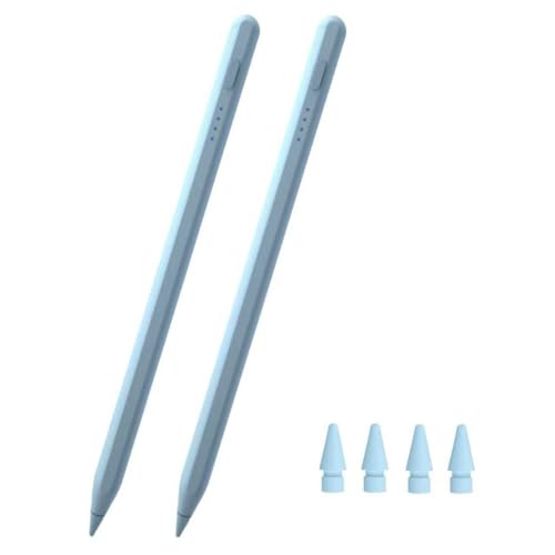 2 Pieces Stylus Pen for AMZ HD 10, Max 11, HD 8 Stylists Tablets, iPad, Samsung, Lenovo, Pixel, and All Touch Devices (Blue) - color: Blue