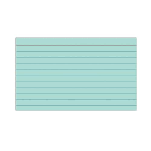 C-Line 3” x 5” Index Cards, Assorted Colors, Ruled, 100/PK (48810)