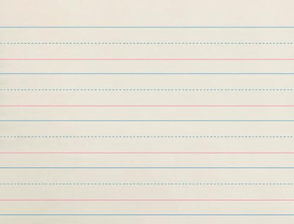 School Smart Zaner-Bloser Writing Paper, Handwriting Practice Lined Paper, Grade K Learning, 1-1/8 Inch Rule, 10-1/2 x 8 Inches, 500 Sheets (Pack of 10) - size: 10.5" x 8" (Pack of 10), style: 1-1/8 Inch Ruled