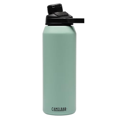 CamelBak Chute Mag Vacuum Insulated Stainless Steel Water Bottle, Magnetic Leak‑Resistant Cap for Everyday Hydration - color: Seafoam, size: 32 Ounces