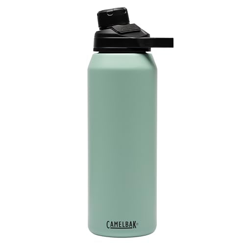 CamelBak Chute Mag Vacuum Insulated Stainless Steel Water Bottle, Magnetic Leak‑Resistant Cap for Everyday Hydration - color: Seafoam, size: 32 Ounces