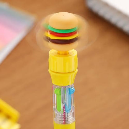 Ddaowanx 24 Pcs Mini Ballpoint Pens for Kids Party Favors,4-in-1 Multicolor Pens with Kawaii Rotate Pen Top–Birthday,End of School Year Gifts,Classroom Prizes,Stocking Stuffers,Teacher Supplies - color: 24Pcs-Cute