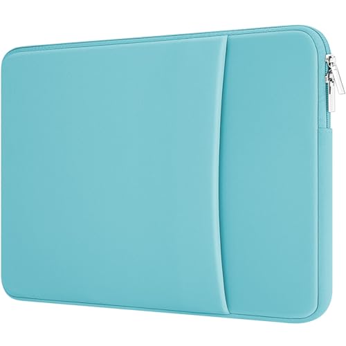 15 Inch Laptop Sleeve Case Compatible with MacBook Air 15 inch M4 M3 M2, Shockproof Computer Protective Cover Bag with Pocket, Blue - color: Blue, size: 15"-15.4"