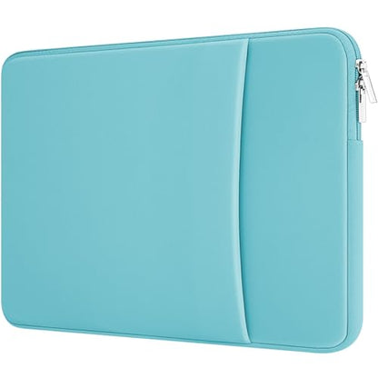 15 Inch Laptop Sleeve Case Compatible with MacBook Air 15 inch M4 M3 M2, Shockproof Computer Protective Cover Bag with Pocket, Blue - color: Blue, size: 15"-15.4"