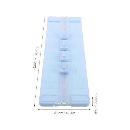 Portable Paper Trimmer with Measuring Scale, 4-in-1 Paper Cutter for A4/A3 Classroom DIY Projects Card Making Scrapbook Supplies