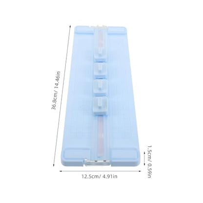 Portable Paper Trimmer with Measuring Scale, 4-in-1 Paper Cutter for A4/A3 Classroom DIY Projects Card Making Scrapbook Supplies